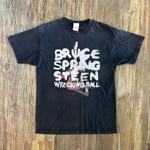 Murina Bruce Springsteen Wrecking Ball Concert Band Tee Shirt Size M Faded Black